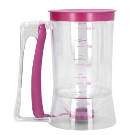 Pancake Dispenser PP Material BPA Free Trigger Handle Wide Opening Controllable Food Size Measurable Scale Pourer