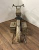 17" Tan Iron Rolling Kitchen Cart