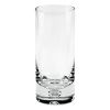 Set of Four Clear Mouth Blown Crystal Highball Glasses