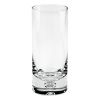 Set of Four Clear Mouth Blown Crystal Highball Glasses