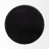 24" Silver Round Metal Indoor Outdoor Tray With Handles