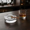 Mouth Blown European Crystal Cigar Ash Tray