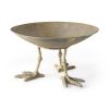 13" Gold Metal Round Centerpiece Bowl