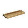 23" Natural Solid Wood Handmade Vanity Tray With Handles
