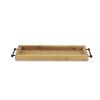 23" Natural Solid Wood Handmade Vanity Tray With Handles