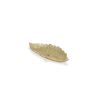 10" Gold Cast Iron Leaf Vanity Tray