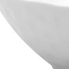 White Six Piece Round Pebbled Porcelain Service For Six Bowl Set