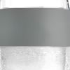 Set of Two Clear And Gray Tritan Plastic Convex Curve Shape Stemless All Purpose Wine Glass