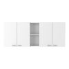 41" Dark Brown and White Wood Kitchen Island Set With Storage