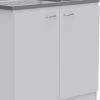 White 39" Kitchen Island Set
