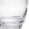 Set of Four Clear Swirl Acrylic Stemmed All Purpose Wine Glass