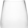 Set of Four Clear Tritan Plastic Stemless All Purpose Wine Glasses