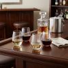 Set of Four Clear Tritan Plastic Stemless All Purpose Wine Glasses