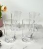Set of Four Clear Tritan Plastic Stemless Highball Glass