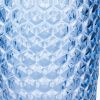 Set of Four Blue Acrylic Stemless Highball Glass