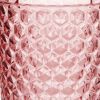 Set of Four Pink Acrylic Stemless Highball Glass