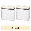 (2 pack)Canister - 11.1 Cup Flip-Tite® Rectangular Food Storage Container, A Practical Choice for Pantry Organization and Food Storage