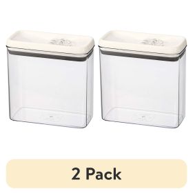 (2 pack)Canister - 11.1 Cup Flip-Tite® Rectangular Food Storage Container, A Practical Choice for Pantry Organization and Food Storage
