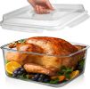 6500 ML / 220 oz / 28 Cup LARGE Glass Food Storage Container with Airtight Locking Lid. Ideal Storing food, Vegetables, Fruits. Baking Casserole