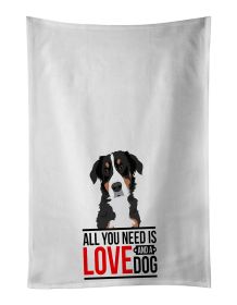 NEW Bernese Mountain Dog Puppy #2 Kitchen Towel Set of 2 White Dish Towels Decorative Bathroom Hand towel for Hand, Face, Hair, Yoga, Tea, Dishcloth