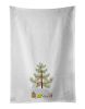 NEW Russian White Black Cat Christmas Kitchen Towel Set of 2 White Dish Towels Decorative Bathroom Hand towel for Hand, Face, Hair, Yoga, Tea