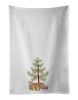 NEW Devon Rex Cat Christmas Kitchen Towel Set of 2 White Dish Towels Decorative Bathroom Hand towel for Hand, Face, Hair, Yoga, Tea, Dishcloth