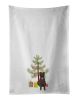 NEW Pit Bull Brindle #1 Christmas Kitchen Towel Set of 2 White Dish Towels Decorative Bathroom Hand towel for Hand, Face, Hair, Yoga, Tea, Dishcloth