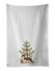 NEW Sheepadoodle Christmas Tree Kitchen Towel Set of 2 White Dish Towels Decorative Bathroom Hand towel for Hand, Face, Hair, Yoga, Tea, Dishcloth