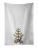 NEW Foldex Exotic Fold Cat Christmas Kitchen Towel Set of 2 White Dish Towels Decorative Bathroom Hand towel for Hand, Face, Hair, Yoga, Tea