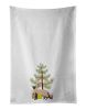 NEW Colorpoint Longhair Cat Christmas Kitchen Towel Set of 2 White Dish Towels Decorative Bathroom Hand towel for Hand, Face, Hair, Yoga, Tea