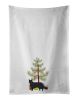 NEW Black Chantilly Tiffany Cat Christmas Kitchen Towel Set of 2 White Dish Towels Decorative Bathroom Hand towel for Hand, Face, Hair, Yoga, Tea