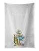 NEW Opaline Gourami Merry Christmas Kitchen Towel Set of 2 White Dish Towels Decorative Bathroom Hand towel for Hand, Face, Hair, Yoga, Tea, Dishcloth