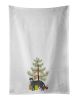 NEW Tricolour Aegean Cat Christmas Kitchen Towel Set of 2 White Dish Towels Decorative Bathroom Hand towel for Hand, Face, Hair, Yoga, Tea, Dishcloth