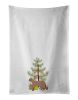 NEW European Burmese Cat Christmas Kitchen Towel Set of 2 White Dish Towels Decorative Bathroom Hand towel for Hand, Face, Hair, Yoga, Tea, Dishcloth