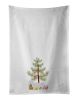 NEW Bambino Cat Christmas Kitchen Towel Set of 2 White Dish Towels Decorative Bathroom Hand towel for Hand, Face, Hair, Yoga, Tea, Dishcloth, 19 X 28"