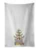 NEW British Semi Longhair Cat Christmas Kitchen Towel Set of 2 White Dish Towels Decorative Bathroom Hand towel for Hand, Face, Hair, Yoga, Tea