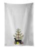 NEW Black Cornish Rex Cat Christmas Kitchen Towel Set of 2 White Dish Towels Decorative Bathroom Hand towel for Hand, Face, Hair, Yoga, Tea, Dishcloth