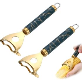 2 Pack Corn Peeler-Stainless Steel Corn Cob Stripper Tool,Labor-Saving And Fast Peeling Tool, Efficient 2026 New Kitchen Gadget