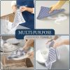 Flour Sack Towels & Kitchen Towel Set 20 Pc - Premium Cotton Tea Towels for Bread Baking, Super Absorbent Dish Cloths for Washing Dishes