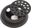 Tea Kettle Stovetop Japanese Cast Iron Tetsubin - 40 oz, Black - Cast Iron Tea Set & Teapot with Loose Leaf Infuser, Warmer & 4 Cups, Trivet