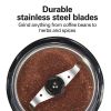 Coffee Grinder Black Electric Blade Grinder for Coffee Beans, Medium Grind, 12 Cup Capacity