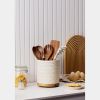 Utensil Holder, 360° Rotating Extra Large Ceramic Kitchen Utensil Holder for Countertop