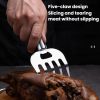 Multifunctional Bear Claw Shape Hand Guard Meat BBQ Shredder