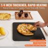 Pizza Steel, 16" x 14.5" x 1/4" Pizza Steel Plate for Oven, Pre-Seasoned Carbon Steel Pizza Baking Stone with 20X Higher Conductivity