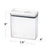 (2 pack)Canister - 11.1 Cup Flip-Tite® Rectangular Food Storage Container, A Practical Choice for Pantry Organization and Food Storage